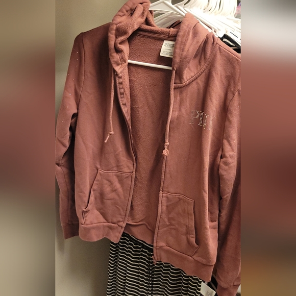 PINK Victoria's Secret Tops - PINK full zip hoodie